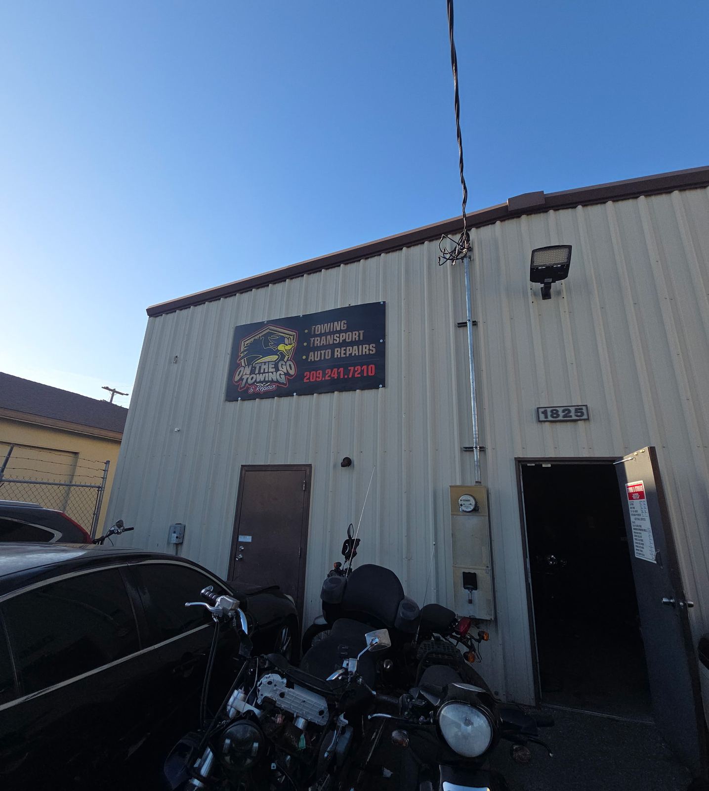 On The Go Towing shop location in Modesto